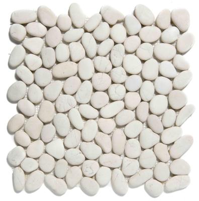 The Mosaic Factory Natural Stone Mozaiek Tegel Kiezel - Ivory Kiezels Natural 305x300 mm