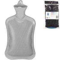 Relaxdays warmwater kruik grijs 2 l | 6 stuks