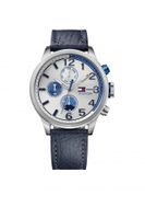 Horlogeband Tommy Hilfiger TH-102-1-14-2039 / TH679301953 Leder Blauw 22mm - thumbnail