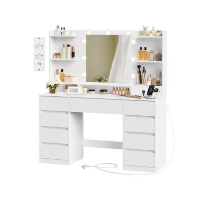 Kailyn Collectie - Kaptafel met Spiegel en Ledverlichting