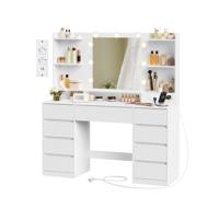 Kailyn Collectie - Kaptafel met Spiegel en Ledverlichting