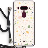 Terrazzo N°21: HTC U12+ Transparant Hoesje met koord
