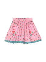 Stella McCartney Kids jupe à fleurs - Rose