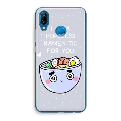 I'm A Hopeless Ramen-Tic For You: Huawei P20 Lite Transparant Hoesje