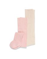 HEMA Babymaillots Rib - 2 Stuks Lichtroze (lichtroze)