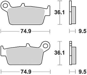 TRW remblokken "mcb 575