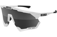 Scicon - Fietsbril - Aeroshade - Wit Gloss - Multimirror Lens Zilver - thumbnail