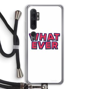 Whatever: Xiaomi Mi Note 10 Pro Transparant Hoesje met koord