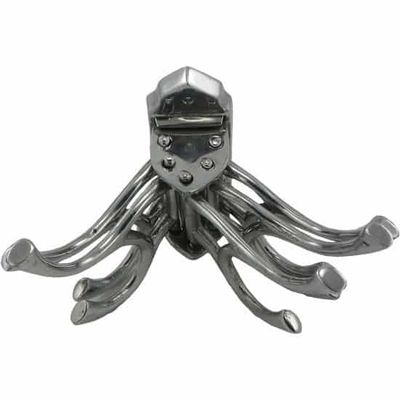 Aluminium Kapstok - 5 Haken (25 cm)