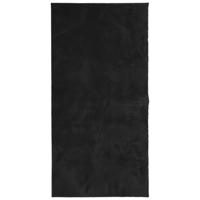 vidaXL Vloerkleed HUARTE laagpolig zacht wasbaar 100x200 cm zwart - thumbnail