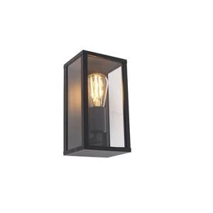 QAZQA Smart wandlamp zwart 26 cm IP44 incl. Wifi ST64 - Charlois