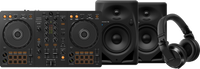 Pioneer DJ DDJ-FLX4 + Pioneer DJ HDJ-X7 Zwart + Pioneer DJ DM-50D-BT Zwart