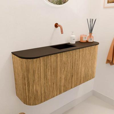 Toiletmeubel Mondiaz Joya | 93.2 cm | Meubelkleur Oak | Faye wastafel Urban Midden | Zonder kraangat(en) Toiletmeubel Mondiaz Joya | 93.2 cm | Meubelkleur Oak | Faye wastafel Urban Midden | Zonder kraangat(en)