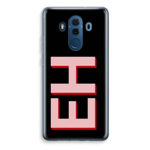 Monogram: Huawei Mate 10 Pro Transparant Hoesje