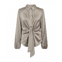 FreeQuent - Bruin | Dames | Blouse | Bruin | L | regular | Kamst mode