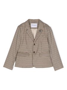 TRUSSARDI JUNIOR blazer Rena droit à carreaux - Tons neutres