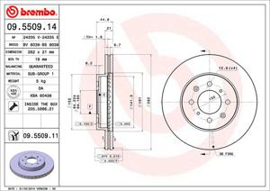 Brembo Remschijven 09.5509.11