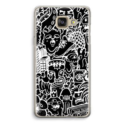 Vexx Black Mixtape: Samsung Galaxy A5 (2016) Transparant Hoesje