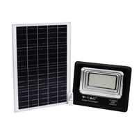 V-TAC VT-300W Zwarte Solar schijnwerpers - 50W - IP65 - 4200 Lumen - 4000K - thumbnail