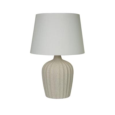Searchlight TafellampPadstow keramiek wit - EU66037CR