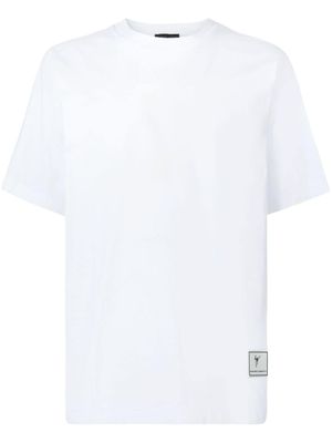 Giuseppe Zanotti t-shirt à patch logo - Blanc