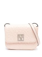 Armani Exchange sac porté épaule à logo embossé - Rose Armani Exchange sac porté épaule à logo embossé - Rose