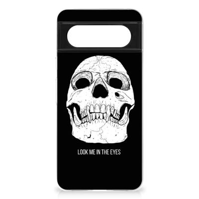 Silicone Back Case Google Pixel 8 Skull Eyes Silicone Back Case Google Pixel 8 Skull Eyes