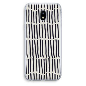 Moroccan stripes: Samsung Galaxy J3 (2017) Transparant Hoesje