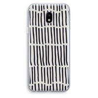 Moroccan stripes: Samsung Galaxy J3 (2017) Transparant Hoesje