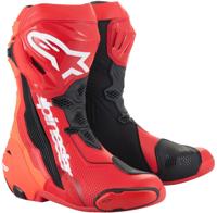 ALPINESTARS Supertech R Boots, Sport motorlaarzen, Helder Rood-Rood Fluo