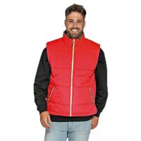 Outdoor bodywarmer voor heren - rood - winddicht - mouwloos - sport vest