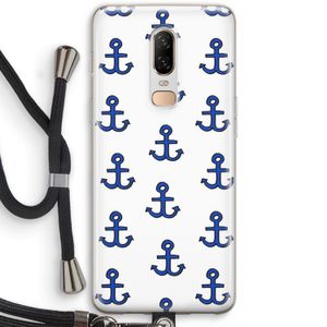 Ankers: OnePlus 6 Transparant Hoesje met koord