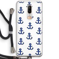 Ankers: OnePlus 6 Transparant Hoesje met koord