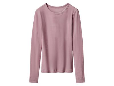 esmara Geribd dames shirt met lange mouwen (Lila, S (36/38))