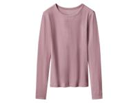 esmara Geribd dames shirt met lange mouwen (Lila, S (36/38))
