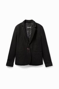 Korte blazer - BLACK - 42