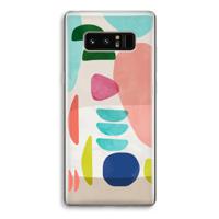 Bold Rounded Shapes: Samsung Galaxy Note 8 Transparant Hoesje