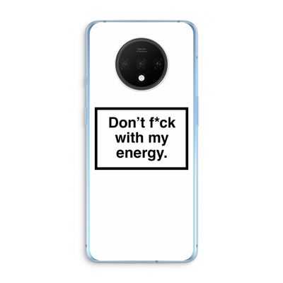 My energy: OnePlus 7T Transparant Hoesje