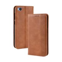 Magnetische Buckle retro textuur horizontale Flip lederen draagtas voor Xiaomi Redmi gaan met houder & kaartsleuven & portemonnee (bruin)
