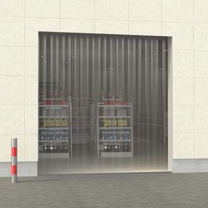 VidaXL Strokengordijn op rol 2x200 mm 25 m pvc