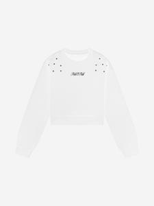 Nik&Nik Meisjes sweat shirt - Diamond - Off wit