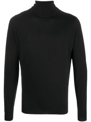 John Smedley pull à col roulé - Noir