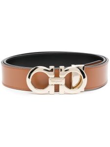 Ferragamo ceinture à boucle logo - Tons neutres
