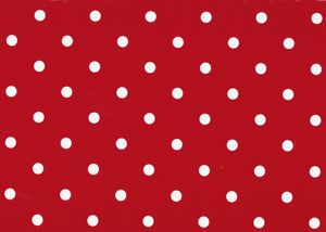 Plakfolie plakplastic dots rood 45cm x 2 meter