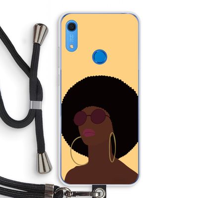 Golden hour: Huawei Y6s Transparant Hoesje met koord