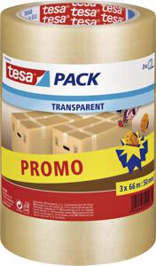 Verpakkingstape Tesa 57008 50mmx66m transparant promopack