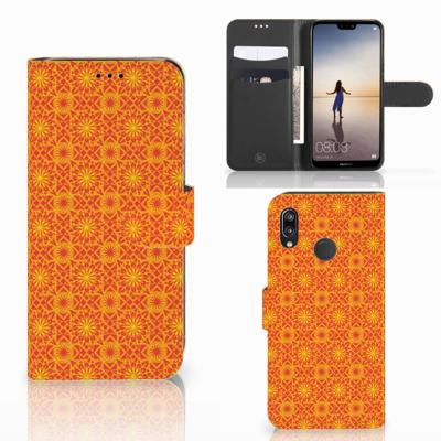 Huawei P20 Lite | Telefoon Hoesje | Batik Oranje