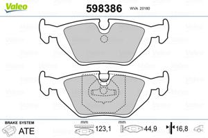 Valeo Remblokset 598386