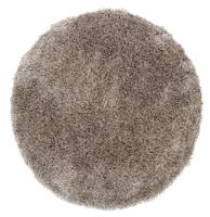 MUST Living Rond Vloerkleed 'Crown' 200cm, kleur Bruin