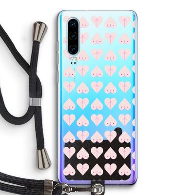 Ass 'n Titties: Huawei P30 Transparant Hoesje met koord